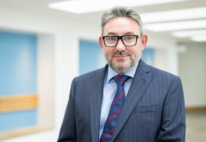 Professor Phillips, Director of the University of Hull's new Centre for Addiction and Mental Health Research. Professor Tom Phillips smiling