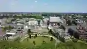 Aerial shot of University of Hull campus