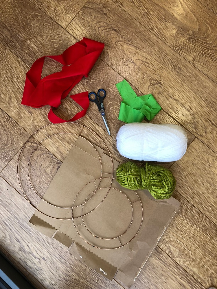 christmas wreath you will need