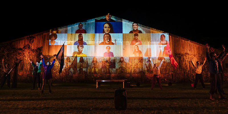 outdoor theatre performance