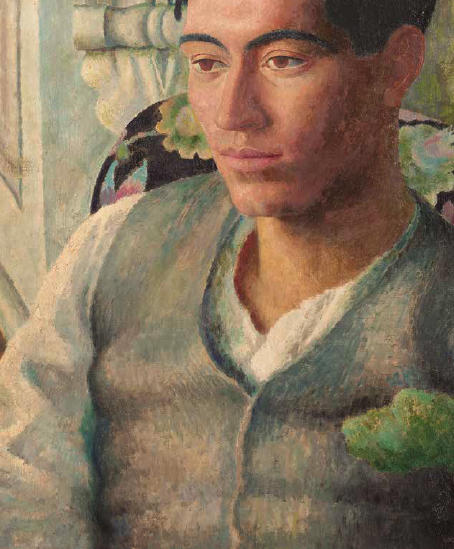 Portrait of Frank Prewett by Dora Carrington