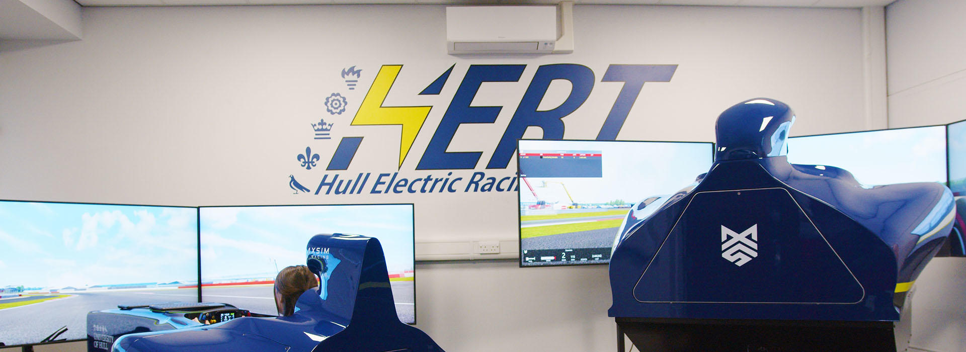 new hert logo, hull electric racing team