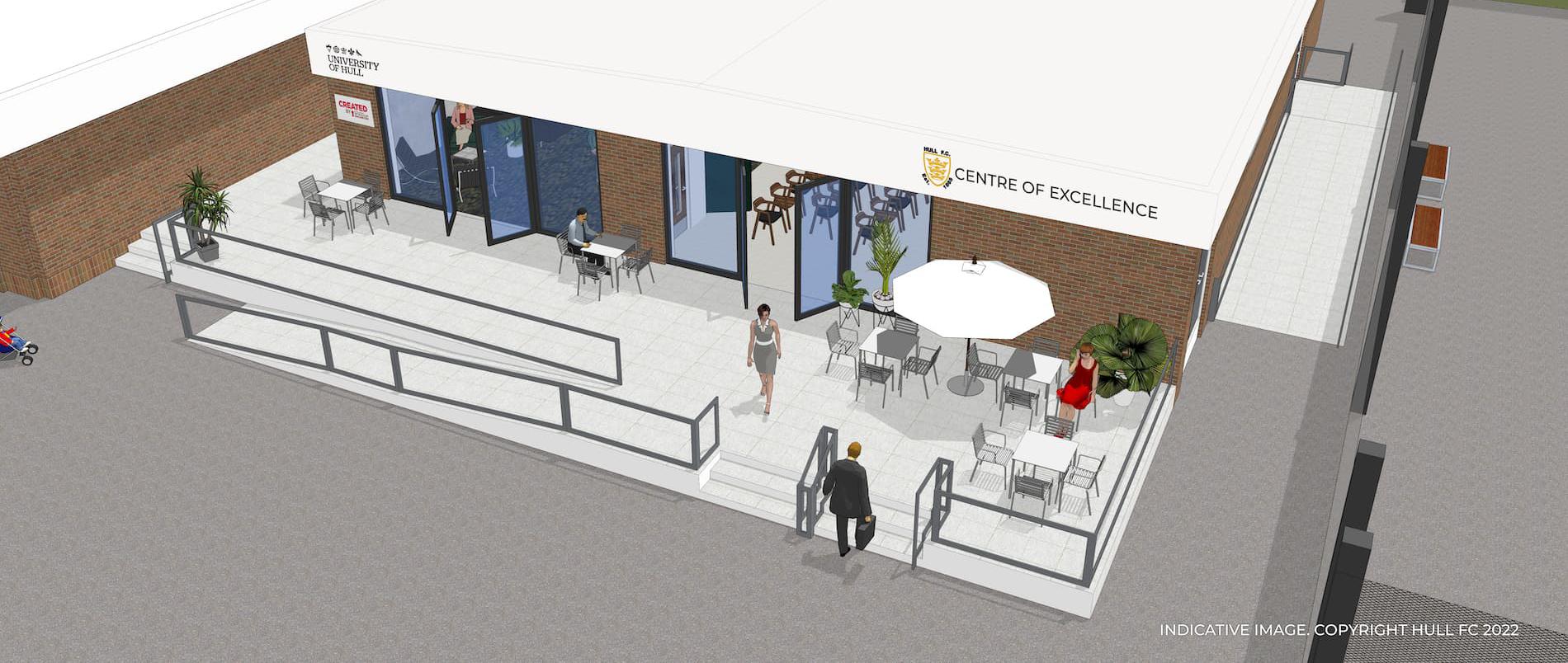 Mock up of Hull FC Centre of Excellence