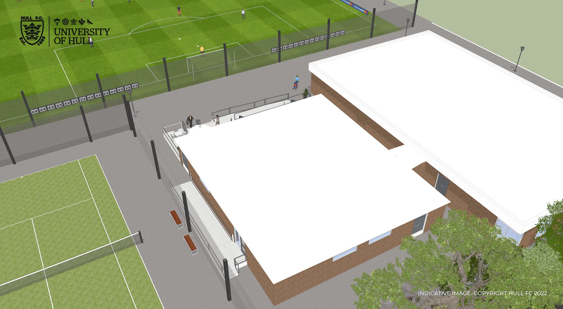 Mock up of Hull FC Centre of Excellence