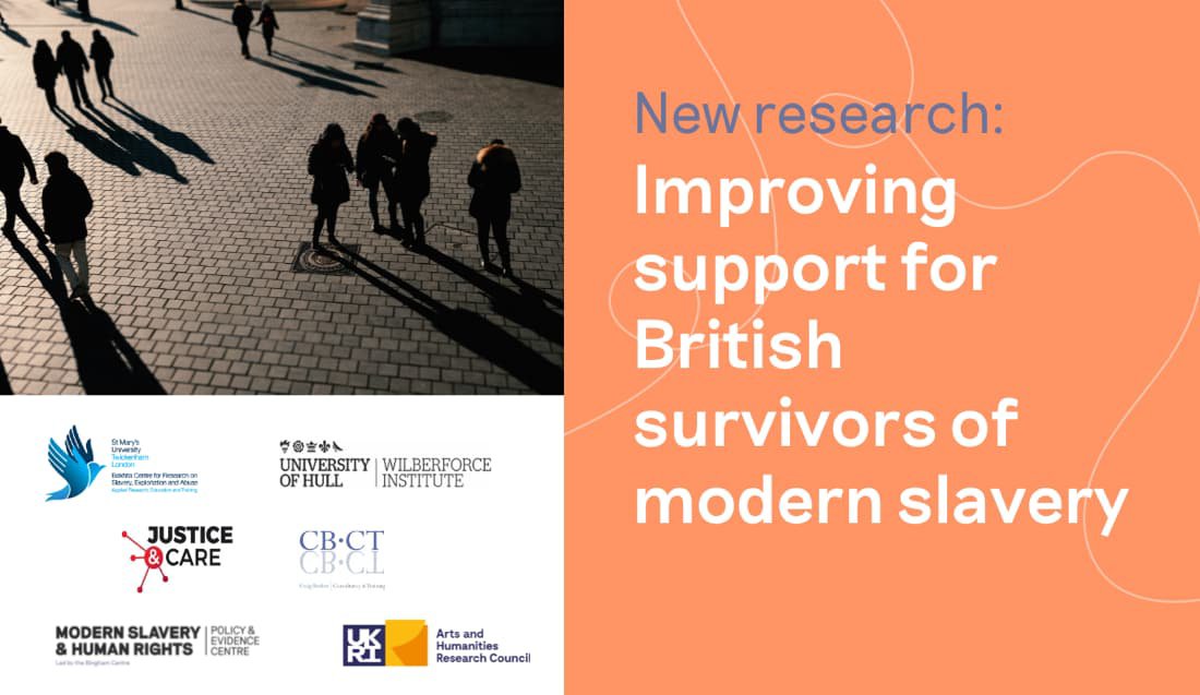 New research: improving support for British survivors of modern slavery