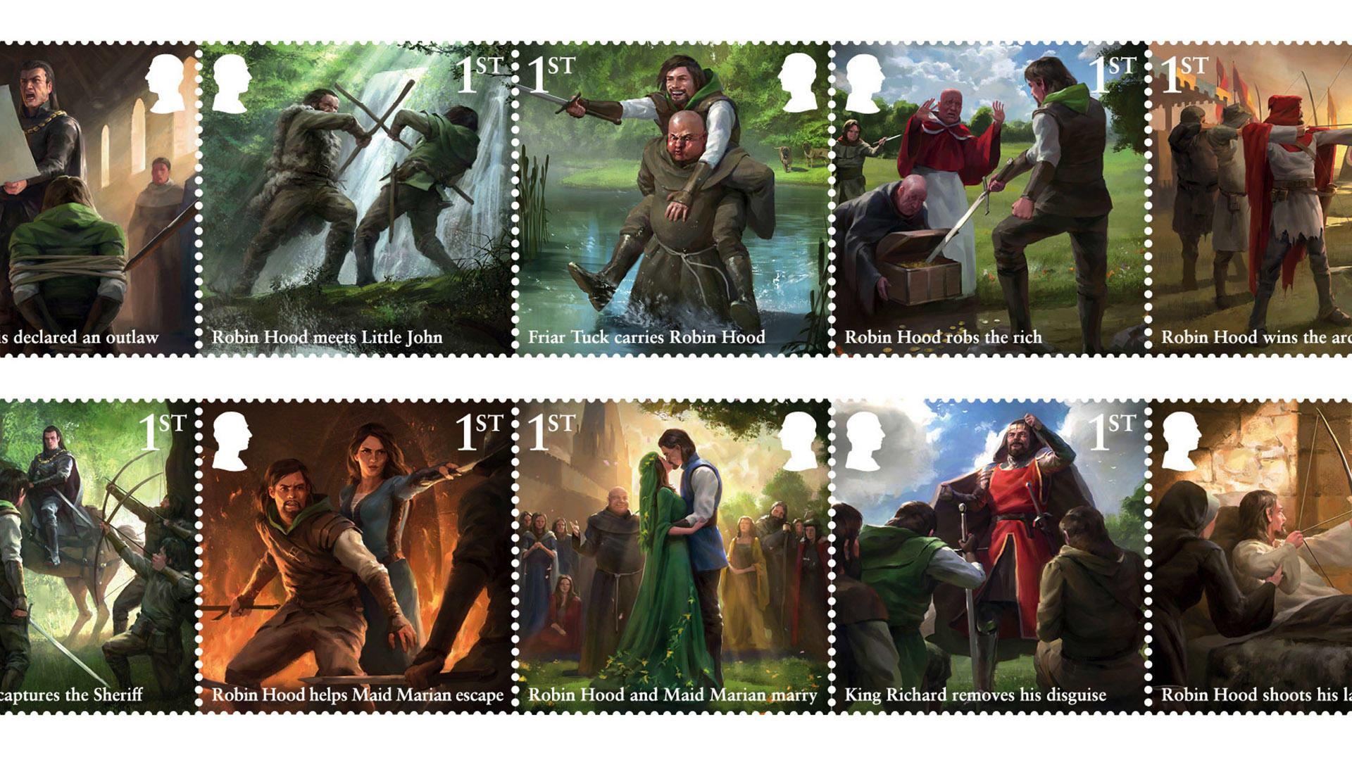 new robin hood stamps designs