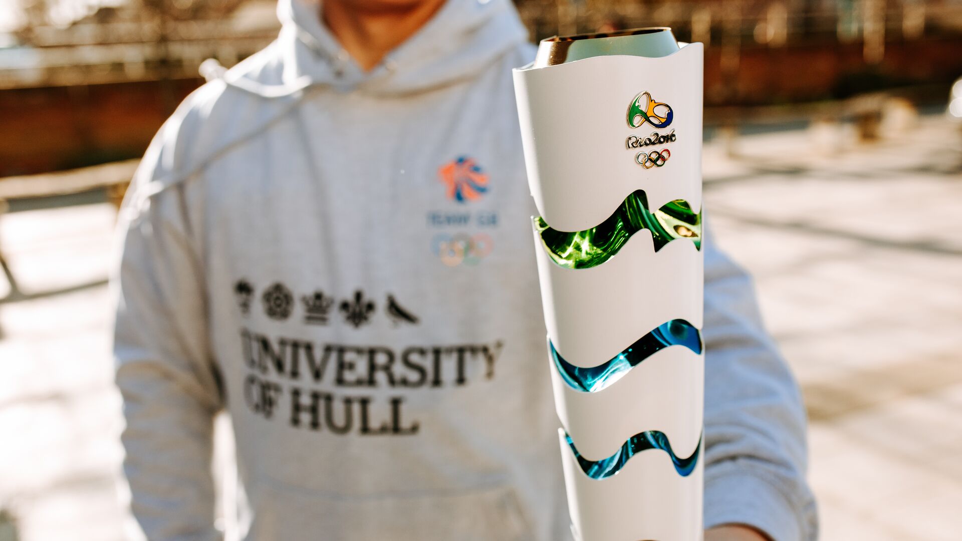 Team GB Olympic Torch at Partnership Launch - 28th January 2019