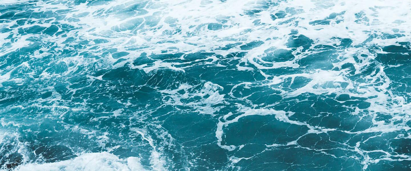 Choppy sea