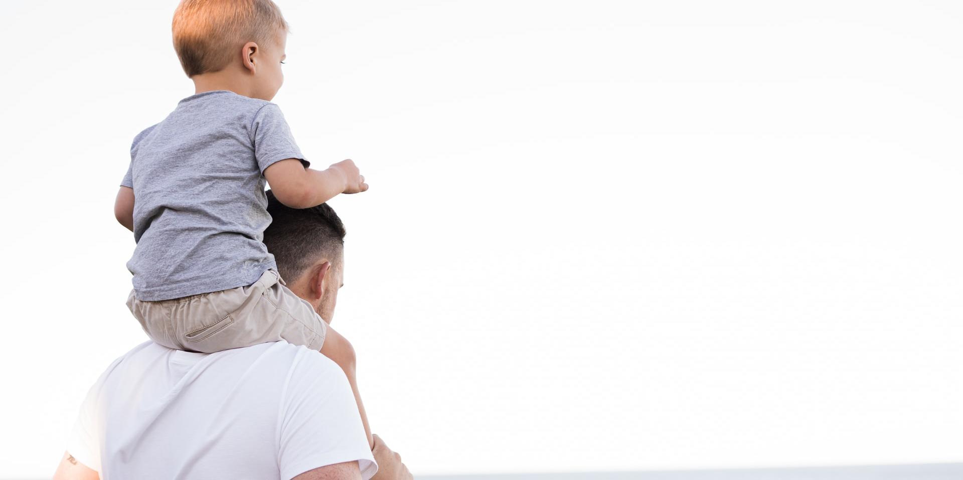 stock photo of dad and baby