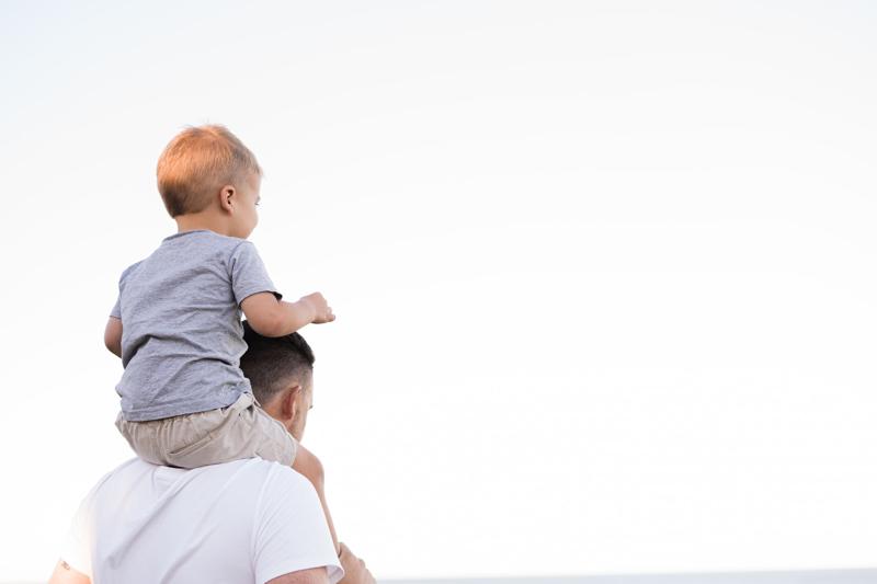 stock photo of dad and baby