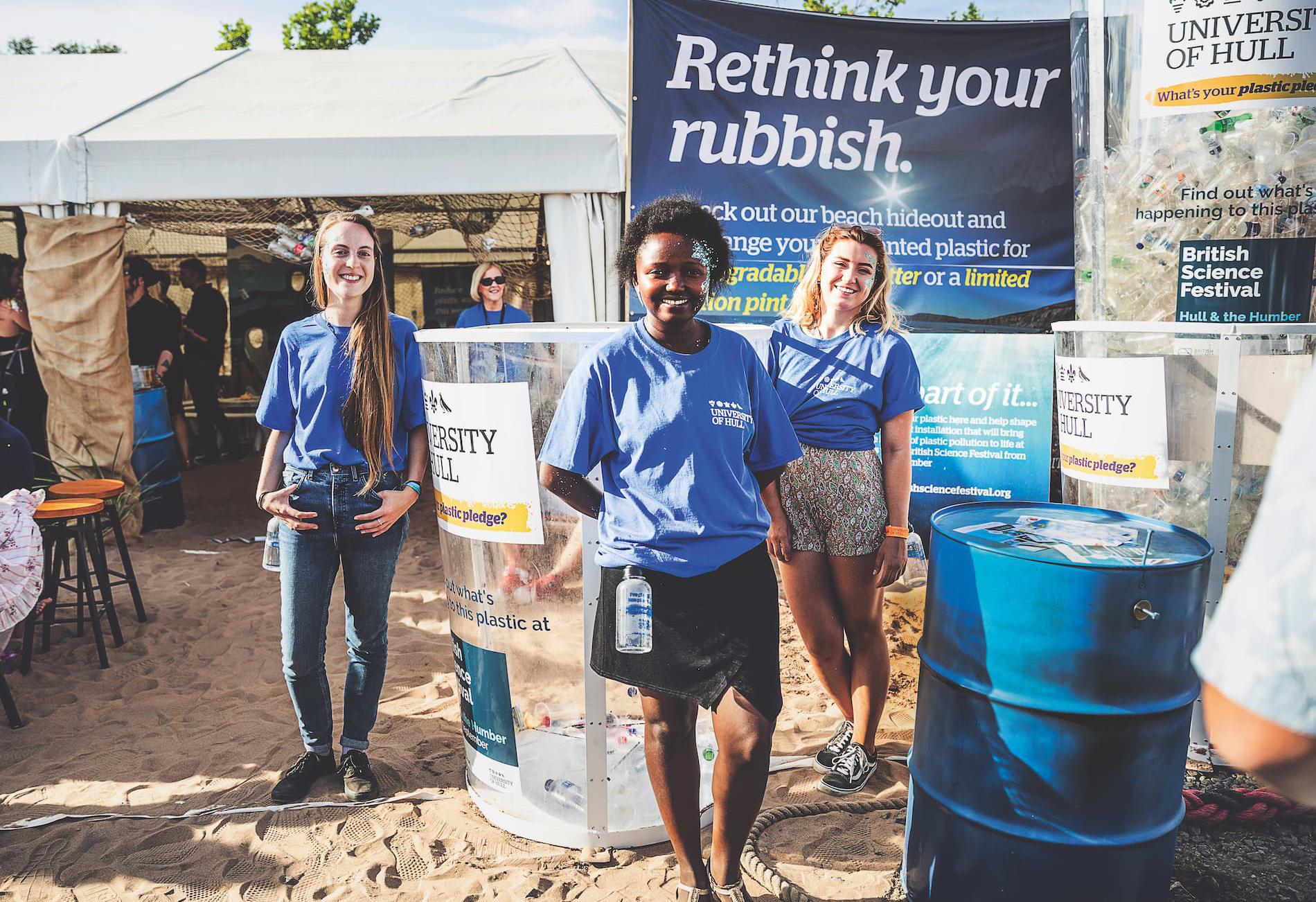 #MyPlasticPledge volunteers